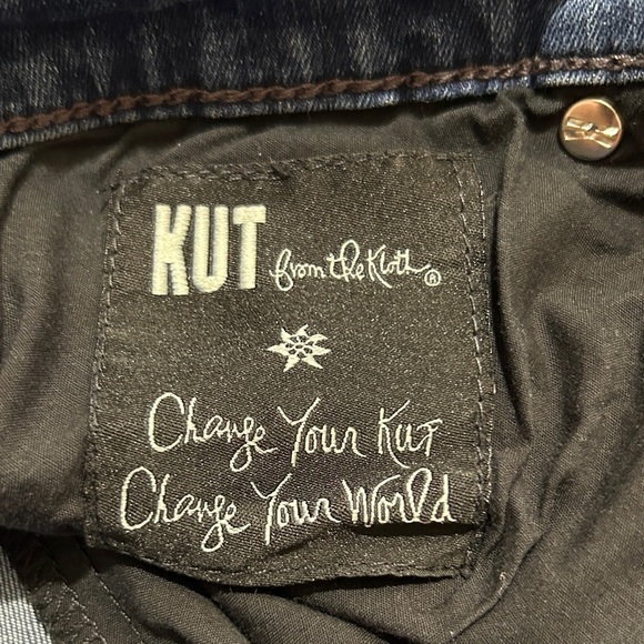 KUT from the Kloth Catherine Boyfriend Jeans Blue Denim Stretch Plus Size 18 W - Picture 10 of 12